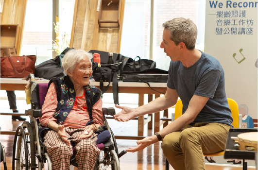 工作坊與長輩互動