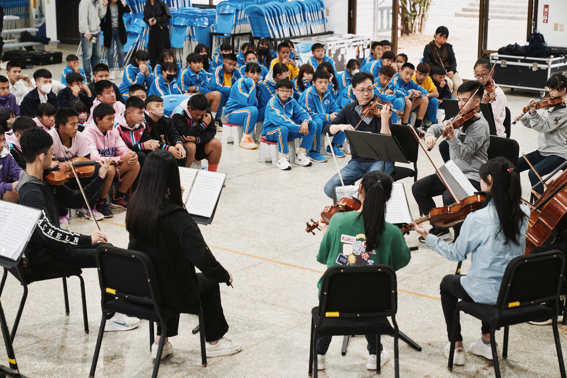 NSO成員至偏鄉校園演奏