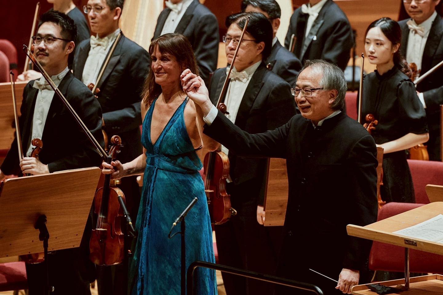 Shao-Chia Lü, conductor、Viktoria Mullova, violin