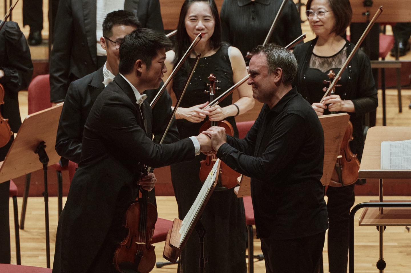 Jörg Widmann, conductor、Kevin Lin, guest concertmaster